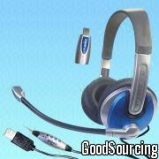 USB-931MV Virtual 5.1-channel USB Headset with On-cable Volume Control