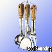 HQ157D 7-piece Stainless Steel Cooking Utensil Set with Color Box Packing