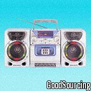 RP671EQDL Stereo FM/TV/MW/SW1-2 Five-Band Cassette Recorder Radio with Three Bands EQ, Karaoke Available