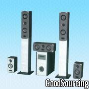 DS-6000 New DOSS 5.1-Channel Home Theater Tower Speakers with Full Function Remote