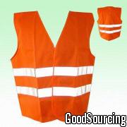 D01 T01 High-Visibility Reflective Safety Vest with Fluorescence Knitting and Reflective Tape