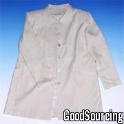 HS001 Men's 100% Silk Blazer with Six Buttons