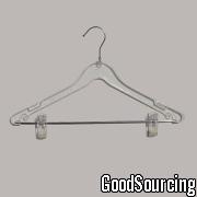 A11 Deluxe Plastic Hanger with Double Clips