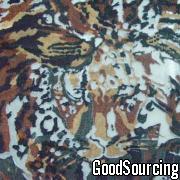 0311-1 Burnt-Out Fabric with Tiger Face Design