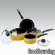 LH-AL07 Seven-Piece Nonstick Aluminum Cookware Set