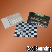 GS-2041 Drinking Checkers Game with Shot Glass Pieces