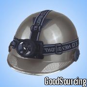 9572A Water-Resistant Head Lamp with Regular Bulb and LEDs