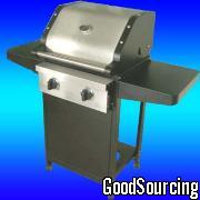 BBQ2202 Convenient and Sturdy Barbecue Grill with Two Burners