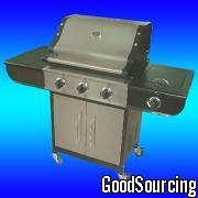 BBQ2304 Quality Guaranteed Barbecue Brill with Three Primary Burners and Side Burner