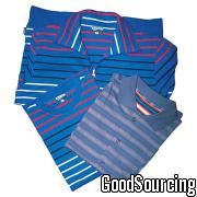 Men's Stripe Polo Shirt