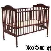 High Lever Wooden Baby Bed, Crib