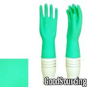 Flocklined Household Gloves (Green)