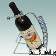 Spring Shaped Wire Wine Rack