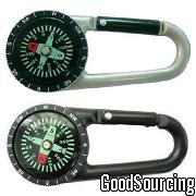 Carabiner with Compass