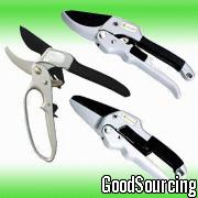 Ratchet Pruning Shears with Non-Slip PVC Grip