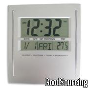 LCD Wall Clock