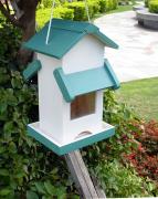 wooden bird feeder