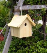 wooden bird house