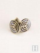 Wheel shape cufflink