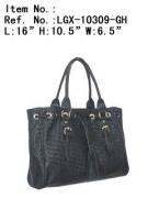 leather handbag