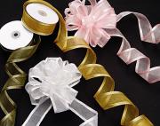 organza ribbon with satin edge