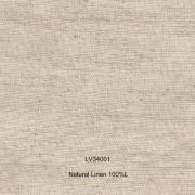 Natural linen fabric LV34001