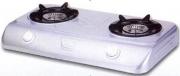 2 burners No-stick table top gas stove