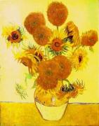 Vase with Fourteen Sunflowers. 1888