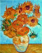 Vase with Twelve Sunflowers. August 1888.