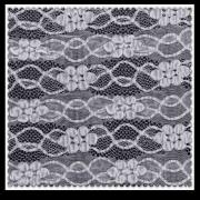 Elastic lace fabric