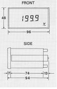 3-1/2 Digital Panel Meter