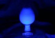 Blue Phosphors for tricolor lamps