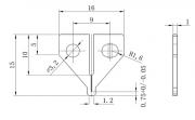 heater tip for Integrated Circuit Card welding