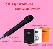 Wireless conference equipment Handheld Microphone for simultaneous interpretation and factory training/ tour guide