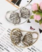 Factory Price 2013 New Arrivals Fashion Jewelry Hot Wholesale Flower Alloy Copper Rhinestone Brooch Fashion Brooches