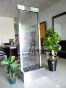 Stainless steel & Tempered Clear Glass waterfall water fountain water features water curtain water screen