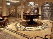 Water-jet Pattern, medallion, flooring tiles, hotel, hall, interior decoration