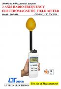 3 AXIS RADIO FREQUENCY ELECTROMAGNETIC FIELD METER - EMF-819   高頻電磁場分析儀