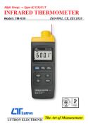 High Temp. IR THERMOMETER + type K/J/R/E/T