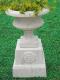 Marble Urn And Pedestal