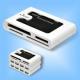 UCR725/UCR825 USB 2.0 Stackable Multi-Card Reader/Writer, 700KBps to 10MBps Data Transfer Rate