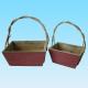 70043 S/2 Flower Baskets with Easy to Carry Handles