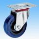 11XXXBL Blue Elastic Rubber Swivel Industrial Caster for Extensive Range of Uses