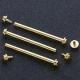 Brass T-Bars, Gilt-Plated Assorted Two-Type T Bars Made of Brass, Gilt-Plated in Various Platings