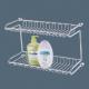 JB0507 Two-Layer Bathroom Rack in Chrome Plated Finish for Daily Necessities