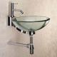 S839202-T Elegant Glass Basin, Bracket and Faucet