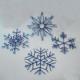 XYH0107/0072/0090/0074 Snowflake Ornaments Made of Metal Wire in Different Shapes