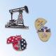 MP-Pin-0411 Emblem Pins with Moving Parts