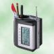 KL-308 Multifunction Clock FM Radio with Permanent Calendar, Used as Pen Holder