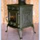 #236S Cast Iron Collage Wood and Coal Heating Stove